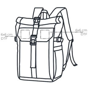 pola nadruku dla plecaka z logo Hunter